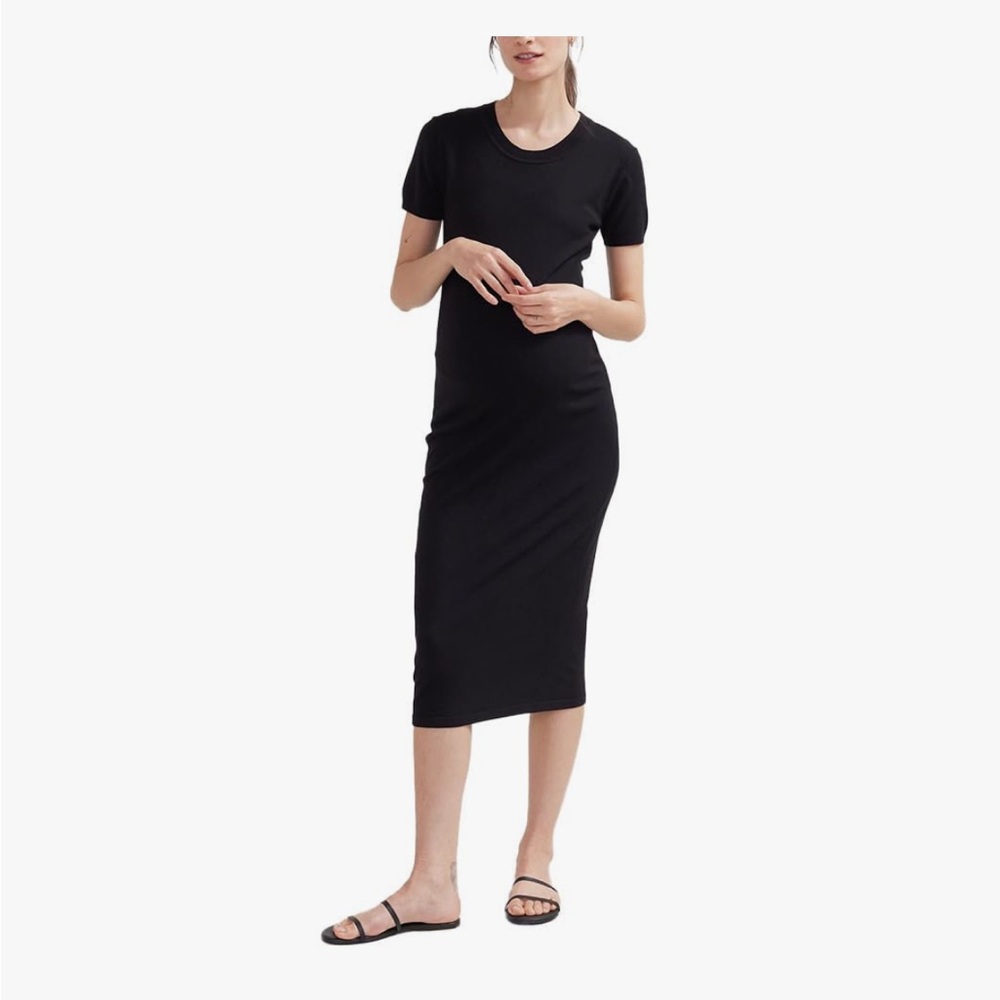 Hatch maternity mid length Eliza dress